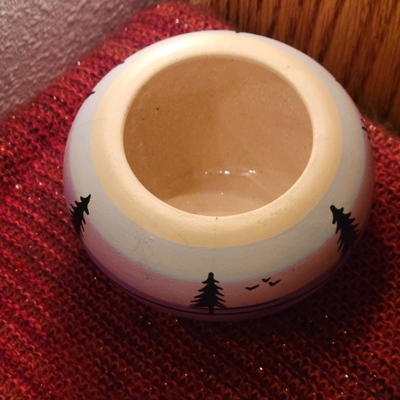 Tesa Hand Painted Tiny Ceramic Bowl Made in the U.S.A. Western - Picture 11 of 14